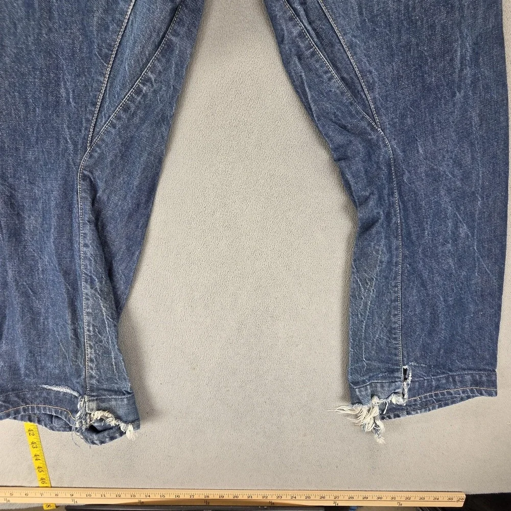 VTG Levis Engineered Jeans Mens Blue Twisted Medium Wash Button Fly Fits 30x30